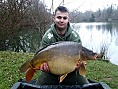 Luke Curtis, 4th Mar<br />30lb mirror, France